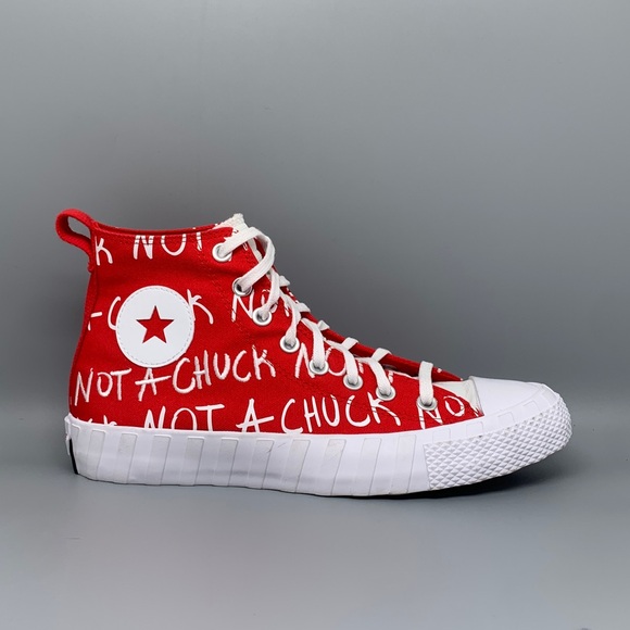 Converse Chuck Taylor All Star Not A Chuck Red Shoes 171962C Men’s Sz 10 - Picture 6 of 10